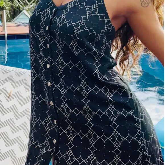 Sheron Designs Sia Mini Dress- ea print - Picture 1 of 3